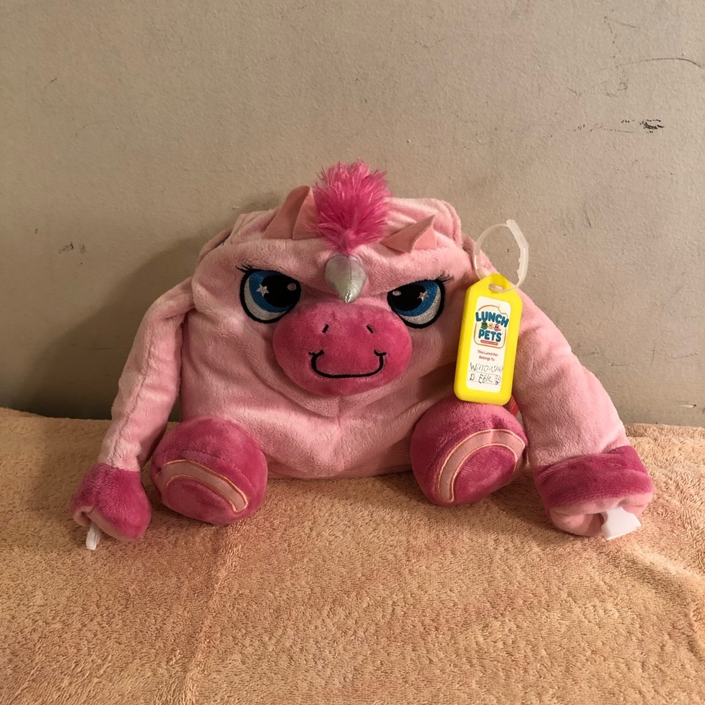 Lunch Pets Yumicorn Insulated Plush Lunch Bag NWT